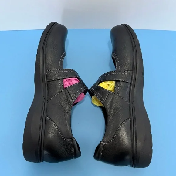 Clarks Women Carleigh Jane Black Leather Mary Jane Shoes Size 9.5 - Picture 15 of 17